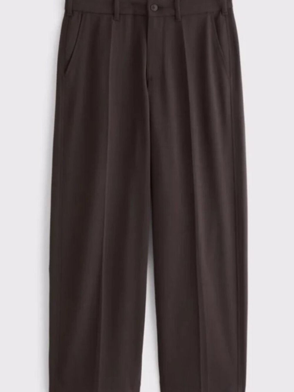 Abercrombie & Fitch Men's Brown Baggy Trouser 30x30